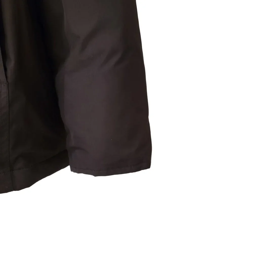 Gap Down Filled Coat Jacket Womens Small Black Vertical Puffer Coat Missing Hood - Picture 8 of 11